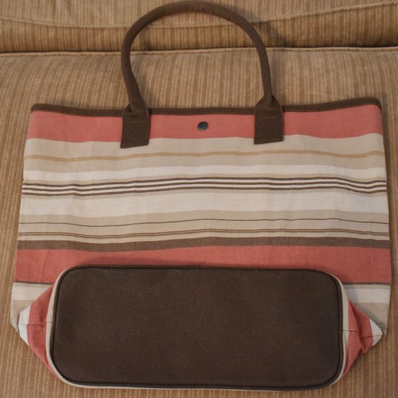 Pottery Barn Canvas Beach Tote - Picture 1 of 3